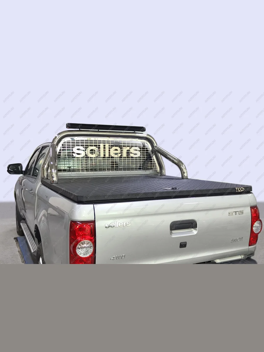 Защита кузова и заднего стекла (для крышки) 76,1 мм со светодиодной фарой Sollers ST6 2023-  в Воронеже Воронежской области