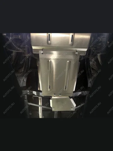 Защита КПП (алюминий) 4мм Foton Tunland G7 2.0 Diesel АКПП 4WD 2024