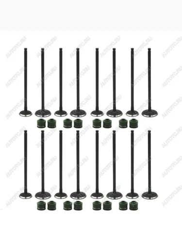 Комплект клапанов c маслосъемными колпачками AHL Kawasaki ZZR400 1995-2007  пм-00030733