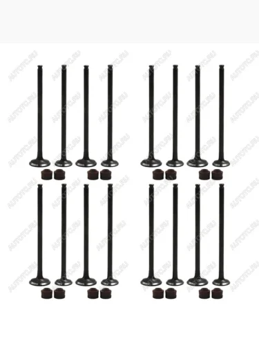 Комплект клапанов c маслосъемными колпачками AHL Kawasaki ZZR400 1989-1994  пм-00030749