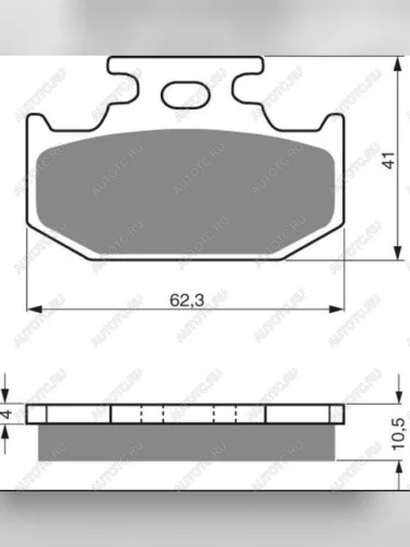 Тормозные колодки Gold-Fren 100 K5  100 k5
