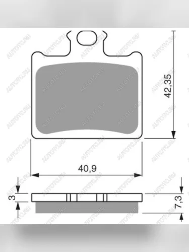 Тормозные колодки Gold-Fren 297 K5  297 k5