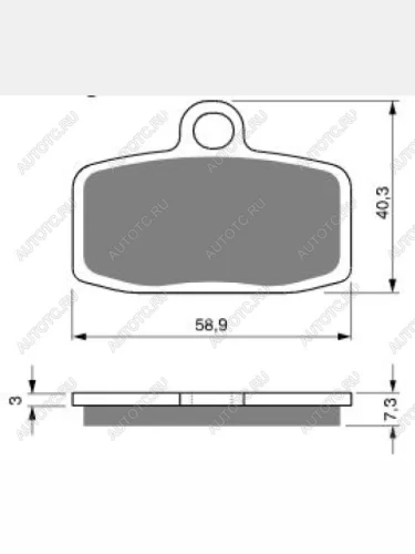 Тормозные колодки Gold-Fren 307 K5  307 k5