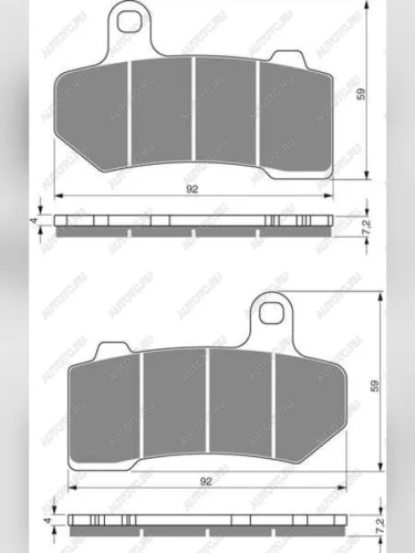 Тормозные колодки Gold-Fren 271 S33  271 s33