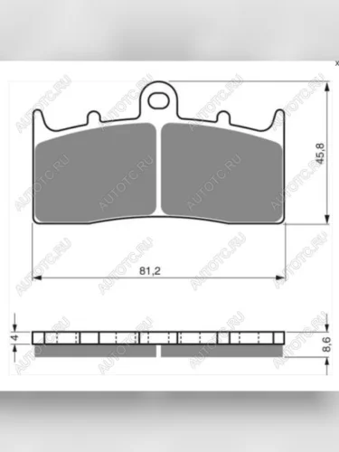 Тормозные колодки Gold-Fren 194 S3  194 s3