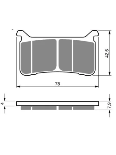 Тормозные колодки Gold-Fren 386 S33  386 s33