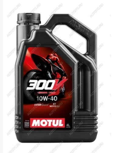 Масло Motul 300V 4T FL ROAD RACING 10W-40 4л.  пм-00005739