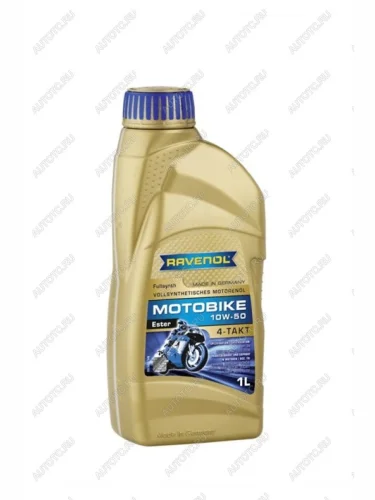 Моторное масло RAVENOL Motobike 4-T Ester 10W-50 (1л)  1171103-001-01-999