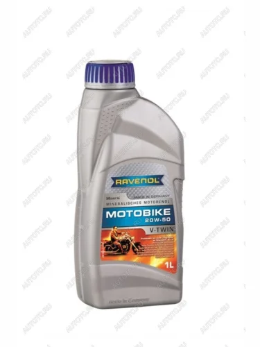 Моторное масло RAVENOL Motobike 4-T V-TWIN Mineral 20W-50 (1л)  1173105-001-01-999