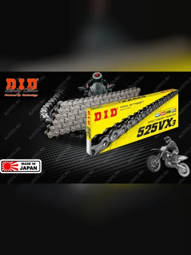 Цепь DID 525VX3 X-Ring 114 звеньев  525vx3-114