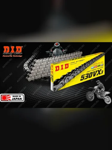 Цепь DID 530VX3 X-Ring 120 звеньев  530vx3-120