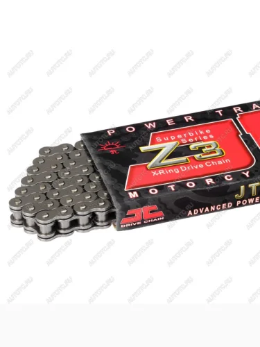 Цепь в упаковке JTC 525Z3 X-ring усиленная 116  jtc525z3-116rl
