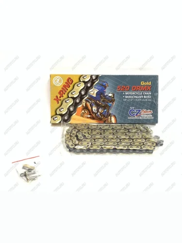 Цепь привода CZ Chains 520 ORMX Gold X-Ring -118  520ormx-118