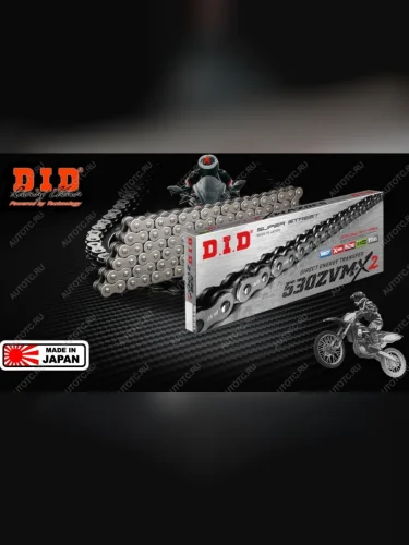 Цепь DID 530ZVMX2 X-Ring 108 звеньев  530zvmx2-108