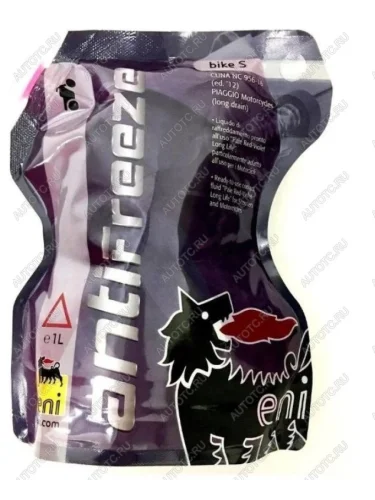 Жидкость охлаждающая для мототехники ENI Antifreeze Bike S Flexi 1л.  пм-00018935