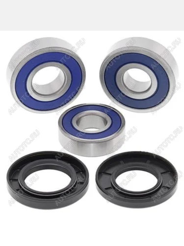 Комплект подшипников заднего колеса ALL BALLS Yamaha FZR400 88-90,  Hyosung ST7 00-  (25-1232)  25-1232