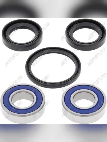 Комплект подшипников переднего колеса ALL BALLS Honda CB, CBR, ST, VT,VF, VFR, GL  (25-1077)  25-1077