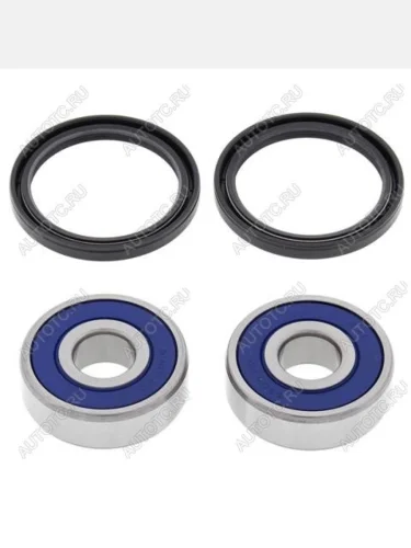 Комплект подшипников переднего колеса ALL BALLS Kawasaki KDX250-450 79-82, Katana 600750 (25-1147)  25-1147