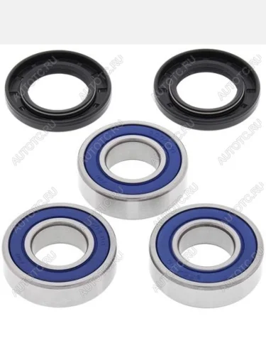 Комплект подшипников заднего колеса ALL BALLS Kawasaki KX125250 97-02, KX500 94-04 (25-1224)  25-1224