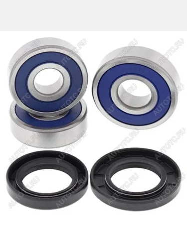 Комплект подшипников заднего колеса ALL BALLS Honda CB500FX 13-18, CBR500R 13-18 (25-1710)  25-1710