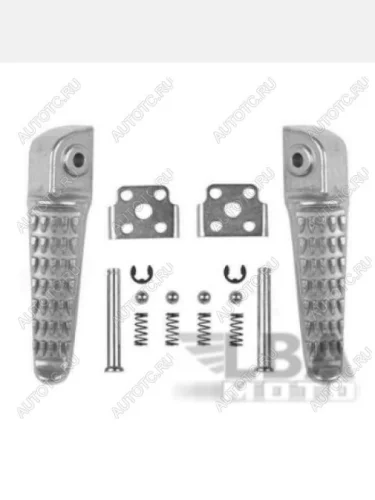 Подножки задние для мотоциклов Kawasaki ZX-6R, ZX-10R, Z800, Z750, Z1000, KLE650, ER-6nf  пм-00001158