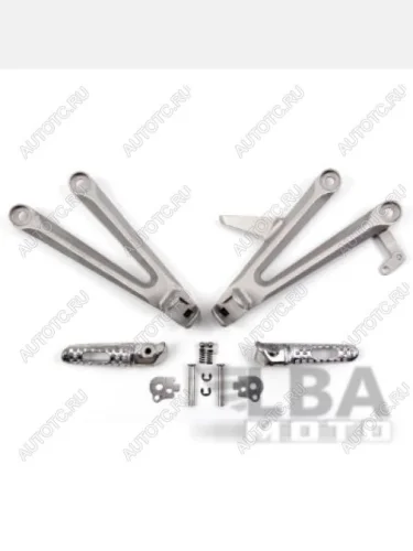 Подножки задние с кронштейнами для мотоцикла Honda CBR1000RR 04-07  пм-00001171