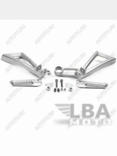 Подножки задние с кронштейнами для мотоцикла Yamaha YZF-R6 03-05, YZF-R6S 06-09  пм-00001180