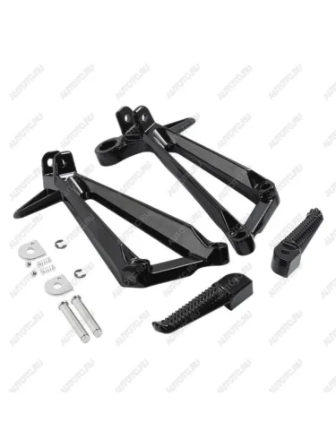 Подножки задние с кронштейнами для мотоцикла Yamaha YZF-R3 15-23, MT03 20-23  пм-00030826
