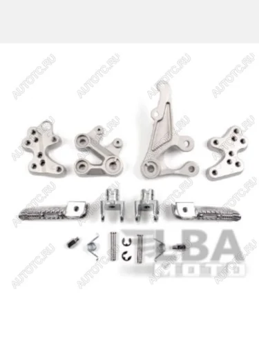 Подножки передние с кронштейнами для мотоцикла Suzuki GSX-R1000 05-16  пм-00001164