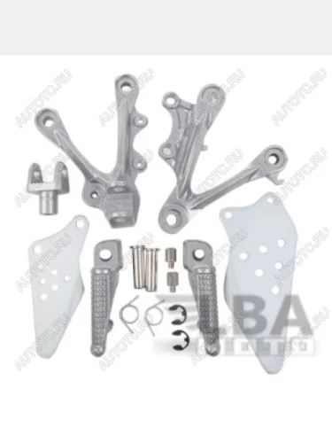 Подножки передние с кронштейнами для мотоцикла Kawasaki ZX-6R 09-14  пм-00001169