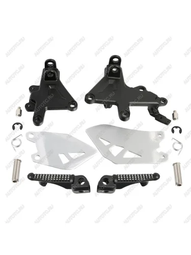 Подножки передние с кронштейнами для мотоцикла Kawasaki ZX10R 11-20  пм-00030873
