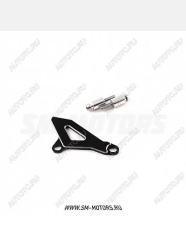 Защита ведущей звезды Kawasaki KLX450R 08-15  SM-PARTS черная  010263-757-1470