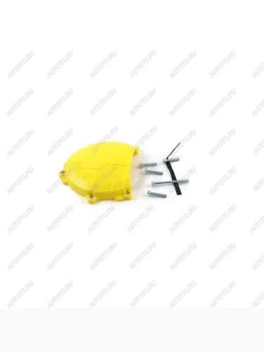 Защита крышки сцепл. пластиковая SM-PARTS Suzuki RMZ250 07-17 желтая  010263-925-6866