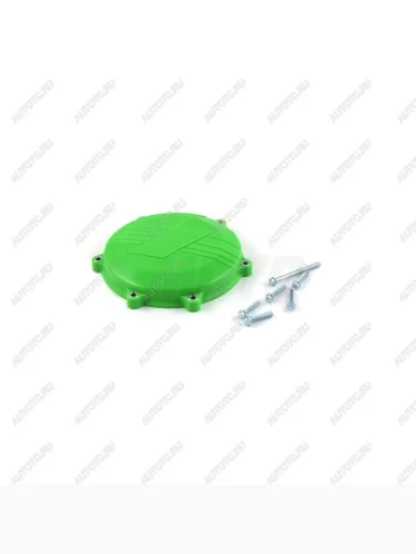Защита крышки сцепл. пластиковая SM-PARTS Kawasaki KX450F 19-22 зеленая  010263-924-2481