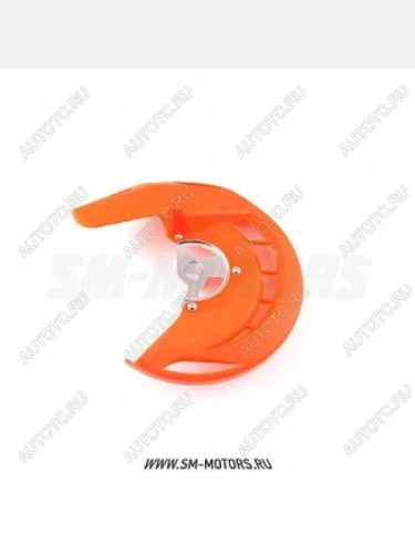 Защита переднего тормозного диска KTM EXCEXCFSXSXF 03-15  SM-PARTS оранжевая  010263-185-7827