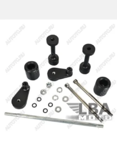 Слайдеры для мотоцикла Kawasaki Ninja EX250, Ninja 250 08-12, без резки пластика  пм-00003567