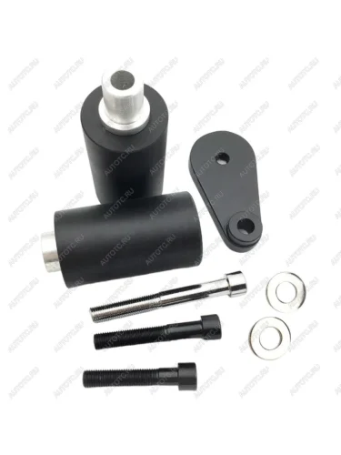 Слайдеры для мотоцикла Yamaha YZF-R6 03-05, R6S 06-08, на раму, без резки пластика  пм-00000765