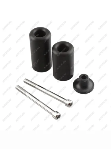 Слайдеры для мотоцикла Kawasaki ZX-6R, ZX-6RR 03-04, на раму, без резки пластика  пм-00000776