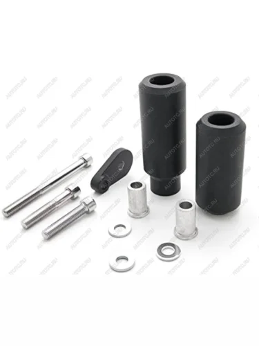 Слайдеры для мотоцикла Kawasaki ZX-6R 05-06, на раму, без резки пластика  пм-00000777