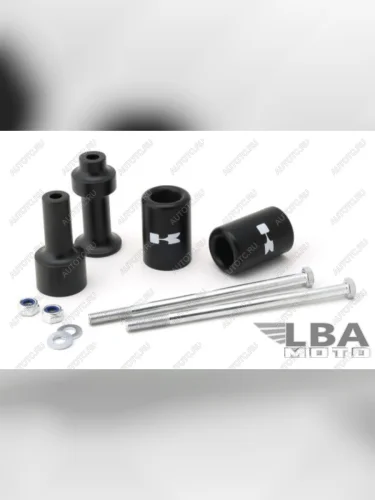 Слайдеры для мотоцикла Kawasaki Z1000 03-06 с логотипом, на раму, без резки пластика  пм-00000780