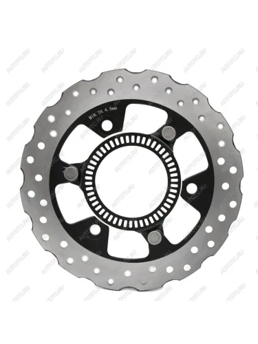 Тормозной диск задний для мотоцикла Kawasaki Ninja 300 13-17, Ninha 400 17-21, KLE300 17-20 ABS  пм-00030399