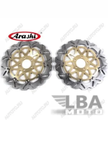 Тормозные диски передние для мотоцикла (2шт.) для Kawasaki ZX-12R 00-06, ZX-9R 94-97, 02-03  пм-00001066