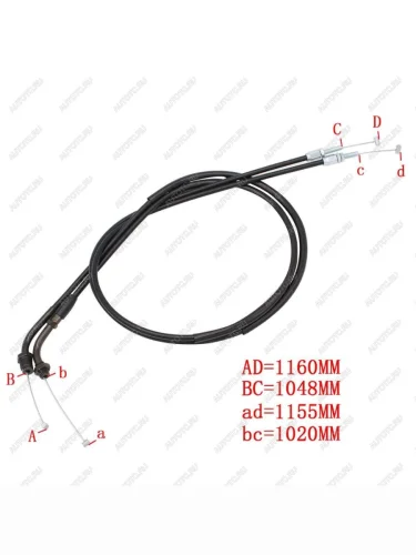 Тросик газа для мотоцикла Honda Steed 400600, VT750VT400, VF250VF750  пм-00023989