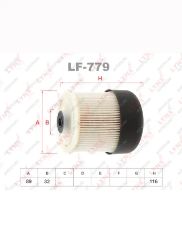 Фильтр топливный RENAULT Captur (13-) LYNX LYNX lf779