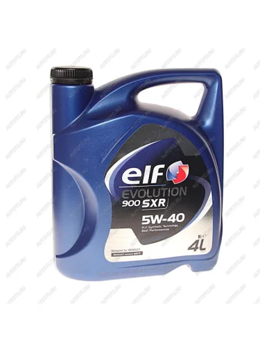 Масло моторное EVOLUTION 900 SXR 5W40 синт.4л ELF ELF 221274