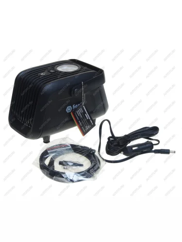 Компрессор автомобильный 45лмин. 6атм. 12А 12V в прикуриватель Турист-45 (фонарь,сумка) БЕЛАК БЕЛАК бак.99184