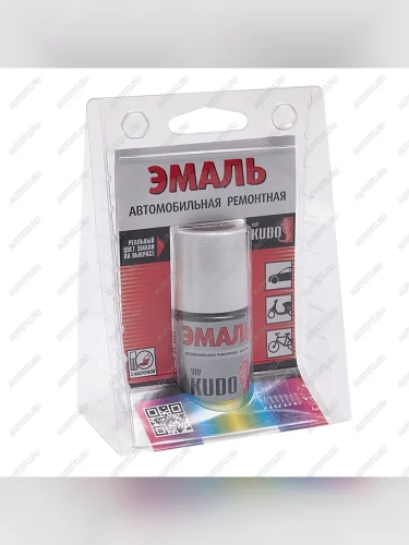 Краска черная матовая 1K с кистью 15мл KUDO KUDO ku-70090