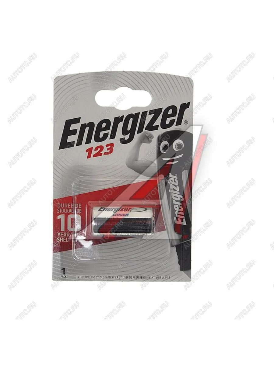 Батарейка CR123A ВС1 3V (фотоаппарат) блистер 1шт. ENERGIZER ENERGIZER el123 ap bl-1  в Самаре Самарской области