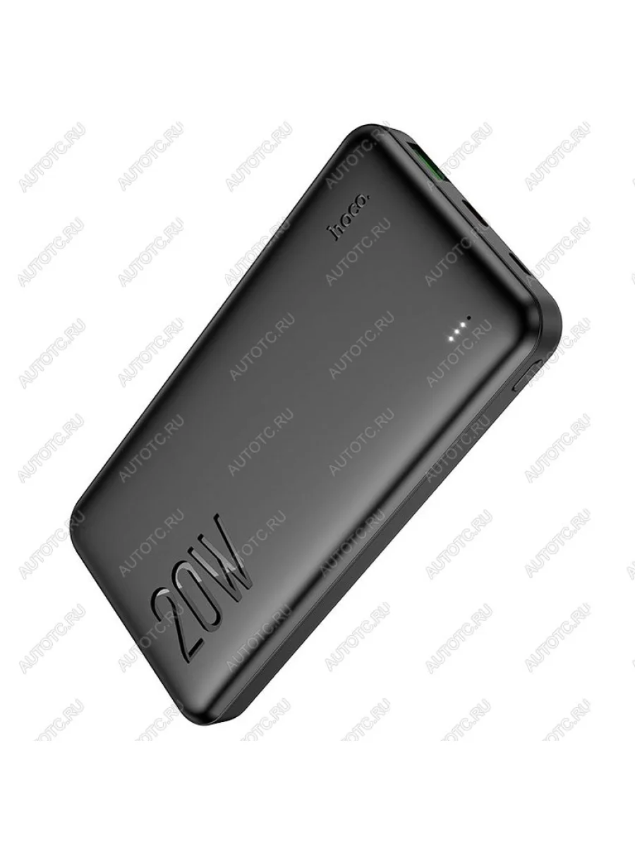 Аккумулятор внешний 10000мАч для зарядки мобильных устройств HOCO HOCO j87 черный  в Самаре Самарской области