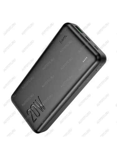 Аккумулятор внешний 20000мАч для зарядки мобильных устройств HOCO HOCO j87a черный